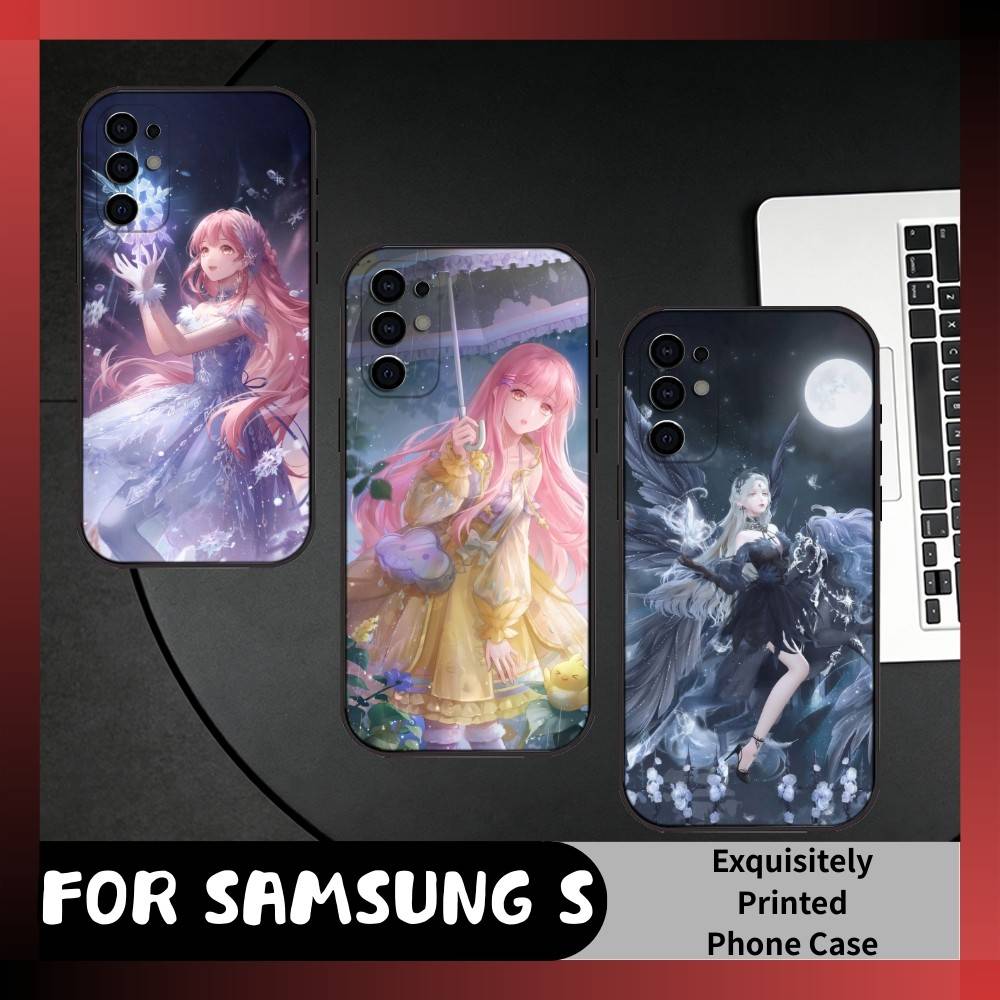 Чехол для телефона Game I-Infinity Shining Nik-ki для Samsung S25, S24, S21, S22, S23, S20, Ultra, S26, Plus, Fe, Note, 5G Черная крышка