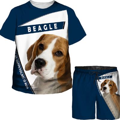 Детская милая летняя футболка с 3D принтом собаки Доберман Хаски, золотистый ретривер, щенок, спортивный костюм, уличная одежда для мальчиков и девочек, Chandal