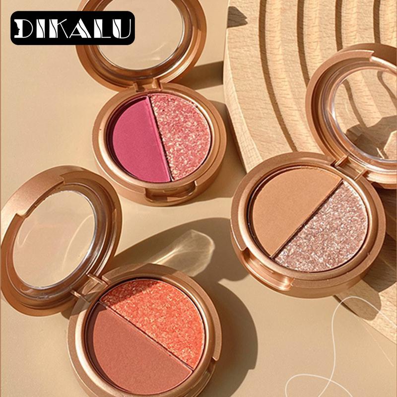 Dikalu Двухцветные тени для век Тыквенный цвет Земляной матовый