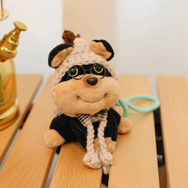 Милый брелок-подвеска в виде пчелы для сумки для собаки, плюшевая кукла, брелок для ключей, кошелек для карточек, премиальные подарки, подвеска