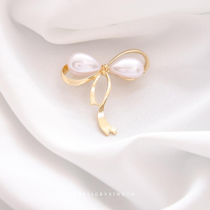 Элегантная брошь в виде золотого жемчужного колоса: Универсальный, Высококлассный Аксессуар для Женщин