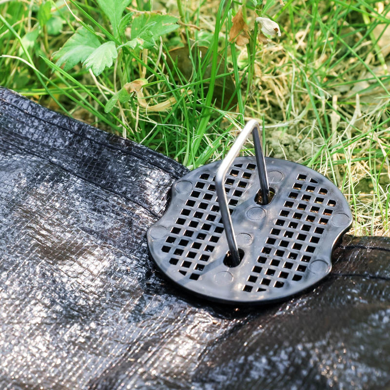 Садоводство на открытом воздухе Тепличные крепежные гвозди Ландшафтные скобы Колышки Шайбы для ткани от сорняков Почвопокровная ткань Контроль сорняков