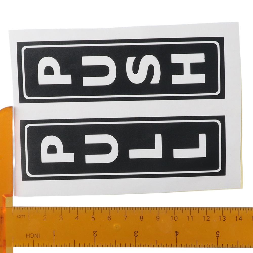 Self-Adhesive Door Sign Black Push Pull Stickers 2Set   Stores