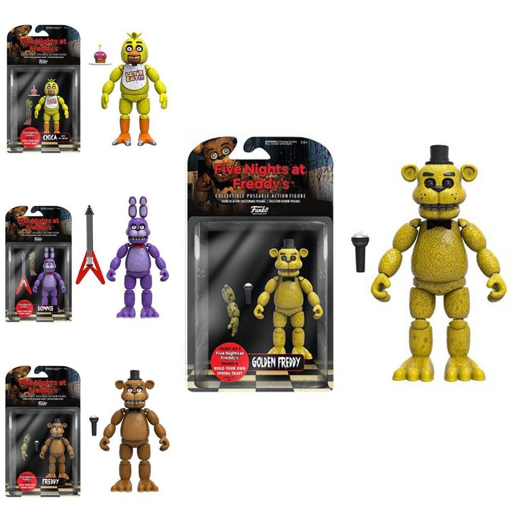Очаровательная шарнирная фигурка-игрушка Золотой Фредди из Fnaf Five Nights At Freddy's