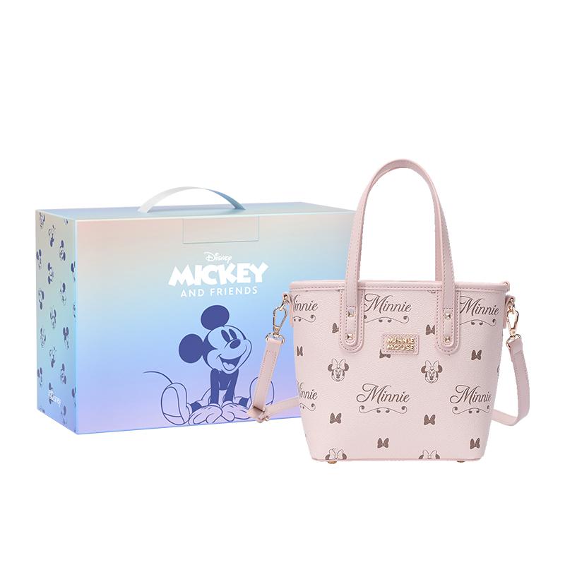 New Disney Minnie Series Synthetic Leather Shoulder Bag, Crossbody Bag, Handbag Regular Women's Pink DHF22691-BA