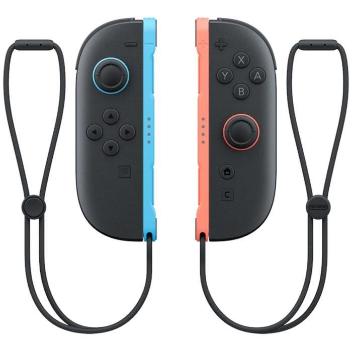 Paire de manettes Joy-Con 2 Bleu Clair &amp; Rouge Clair pour Nintendo Switch 2
