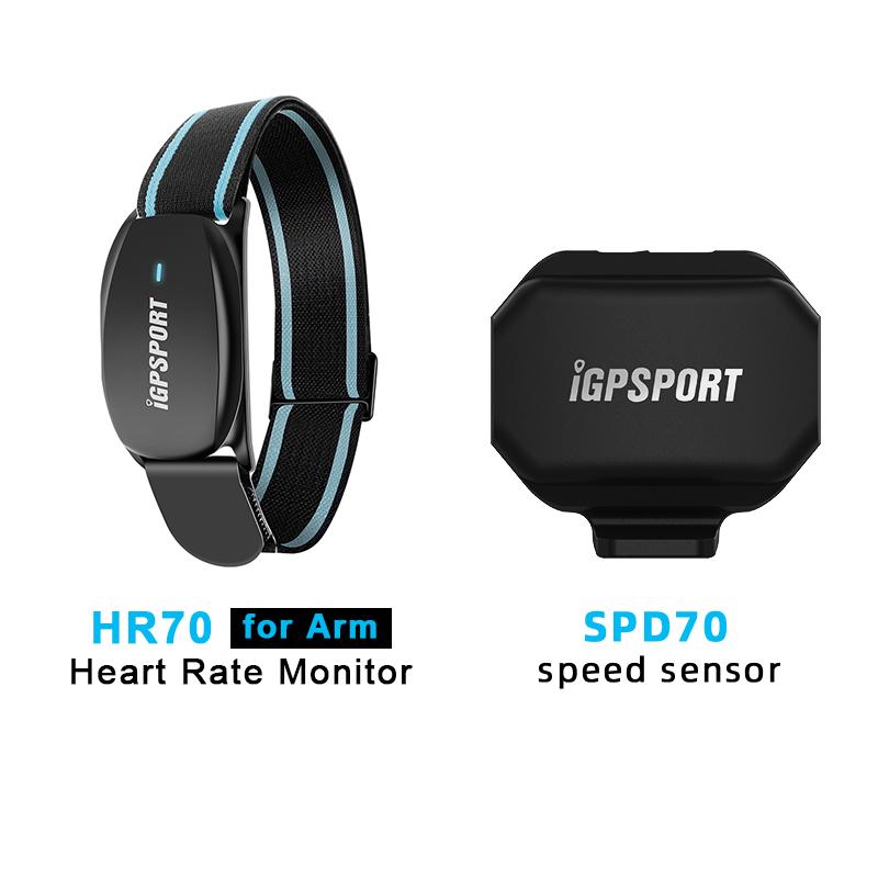 IGPSPORT SPD70 CAD70 Датчик скорости Двойной режим Поддержка Каденс велосипеда HR40 HR70 Пульсометр Для BSC100S BSC200 BSC300 Garmin