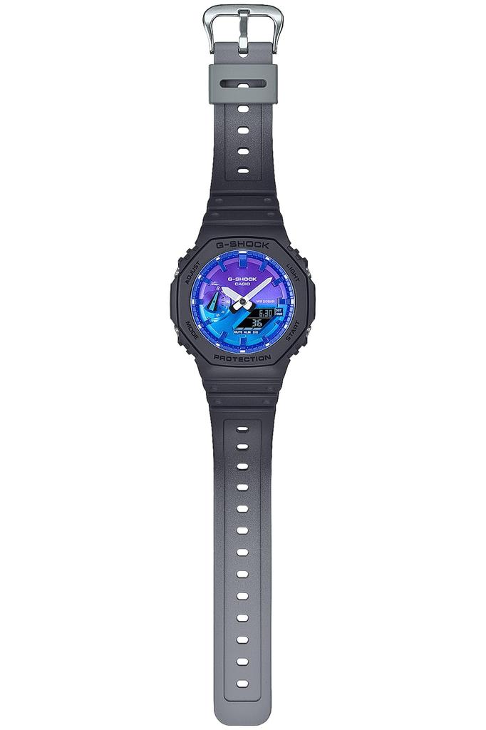 Мужские часы Casio G-Shock серии Flame Inside GA-2100FL-1AJF, черные (Официальный японский продукт)