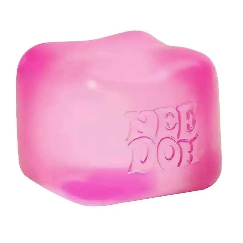 Schylling Needoh Nice Cube Сенсорный кубик-антистресс Снятие стресса Тревожность Сенсорный инструмент для концентрации и успокоения Офисный гаджет для стола