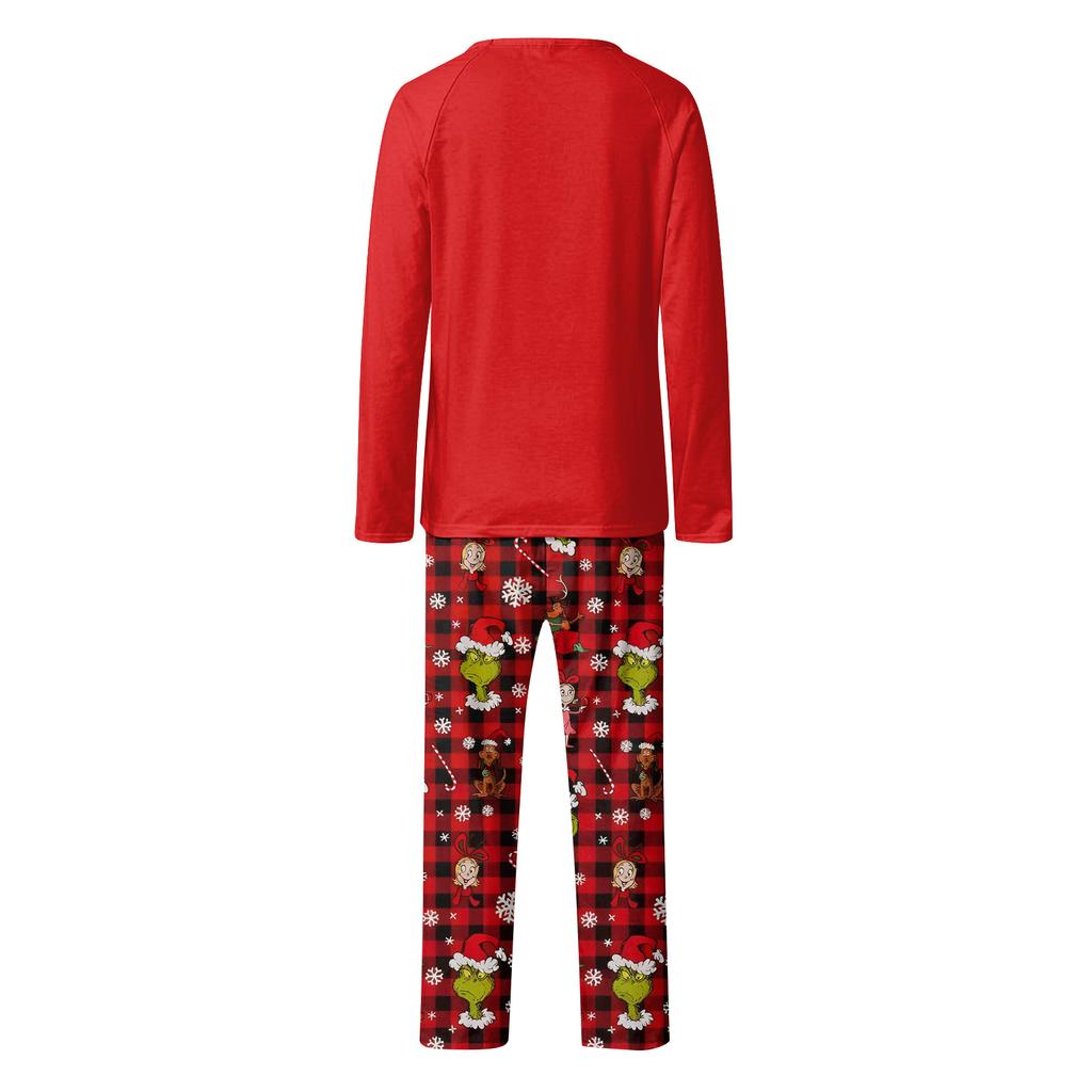 Мультяшный принт с буквами, семейный комплект с длинным рукавом, костюм родитель-ребенок, домашний костюм, осень