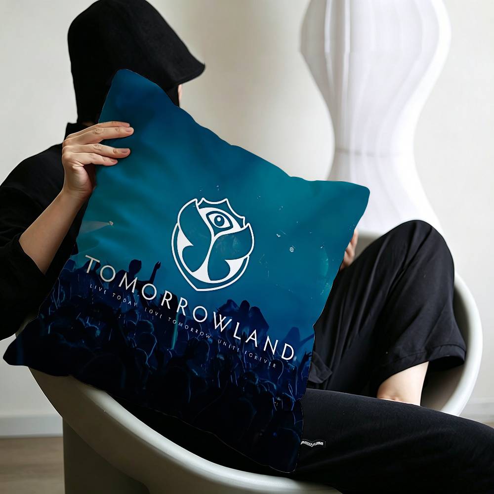 TTomorrowlands Music Logo Pillowcases Home Bedding Decorative Pillow Cover Wedding Super Soft Pillow Case