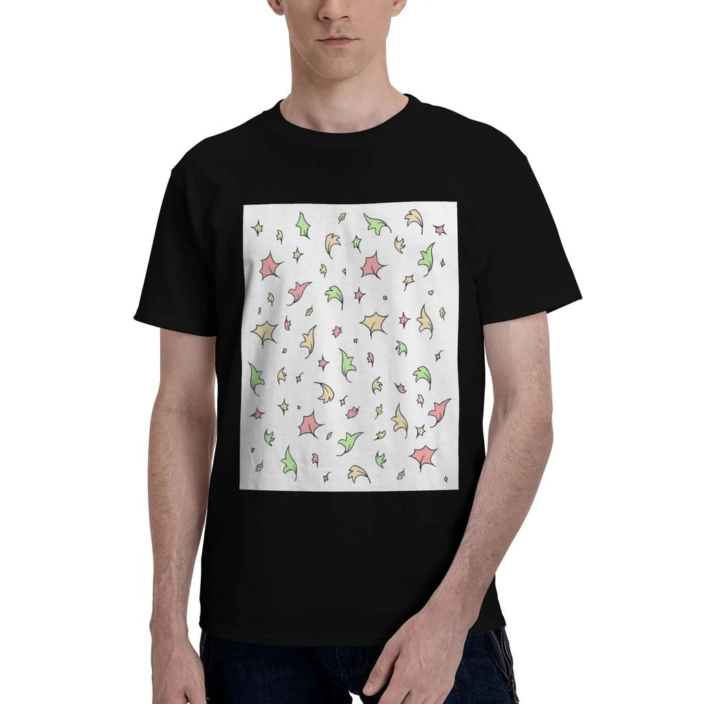Heartstopper Leaves Men TShirt Plus Size T Shirts Mens Crew Neck Cotton Tees Short Summer Male