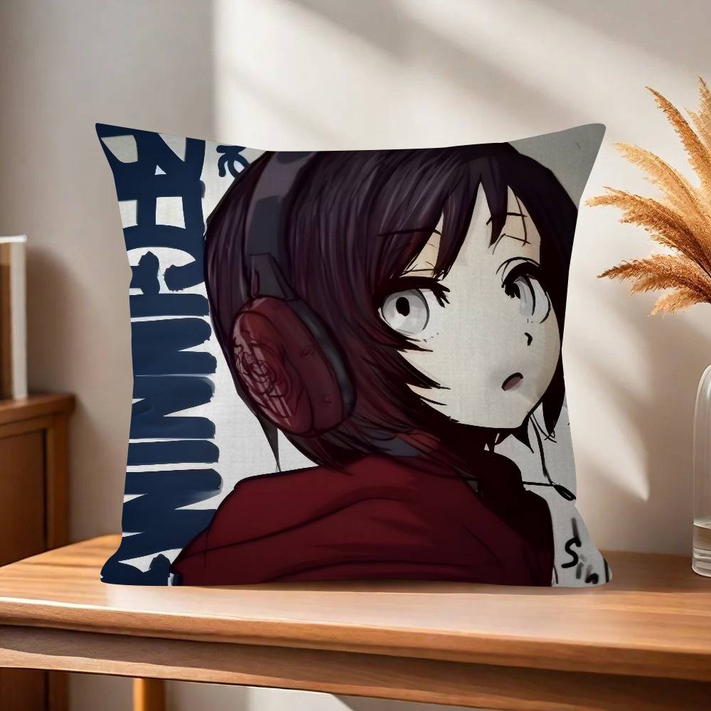 LOGO RRRWBYY Anime Maple Design Cushion Cover Happy Autumn Harvest decor Holiday Decorati Pillow Cover