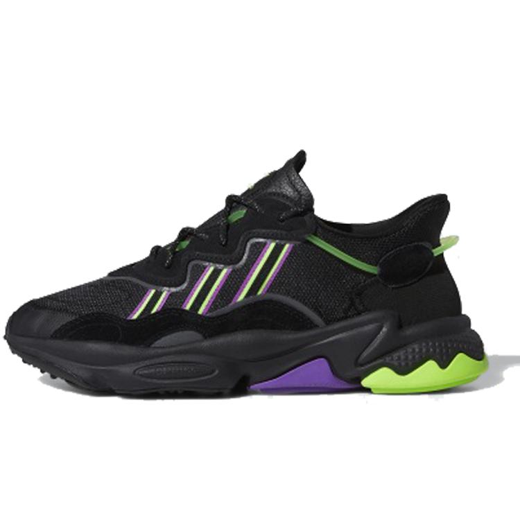 adidas Ozweego 'Черный/Фиолетовый/Зеленый' FU7418