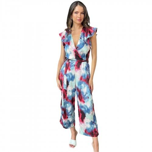 AX Paris Womens/Ladies Abstract Polyester Wrap Jumpsuit