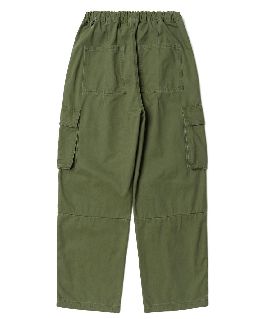 AOTT Cotton Wide Cargo Pants Khaki