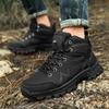 Autumn New Men's Outdoor Leisure High-top Hiking Shoes Hiking Men's Shoes Breathable Tooling Shoes