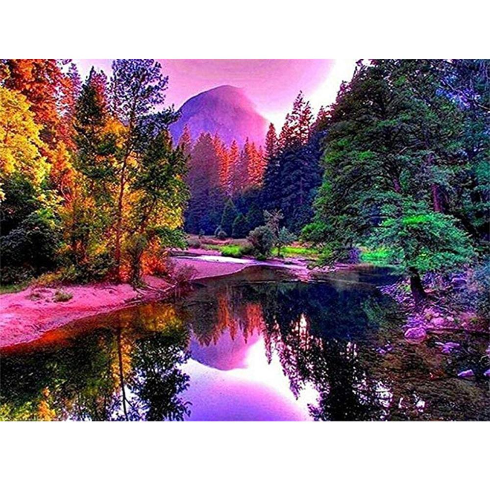 5D алмазная живопись «сделай сам», серия с видом на море, полный бриллиант, ручная работа, алмазная вышивка, мозаика, украшение для дома, спальни, подарок