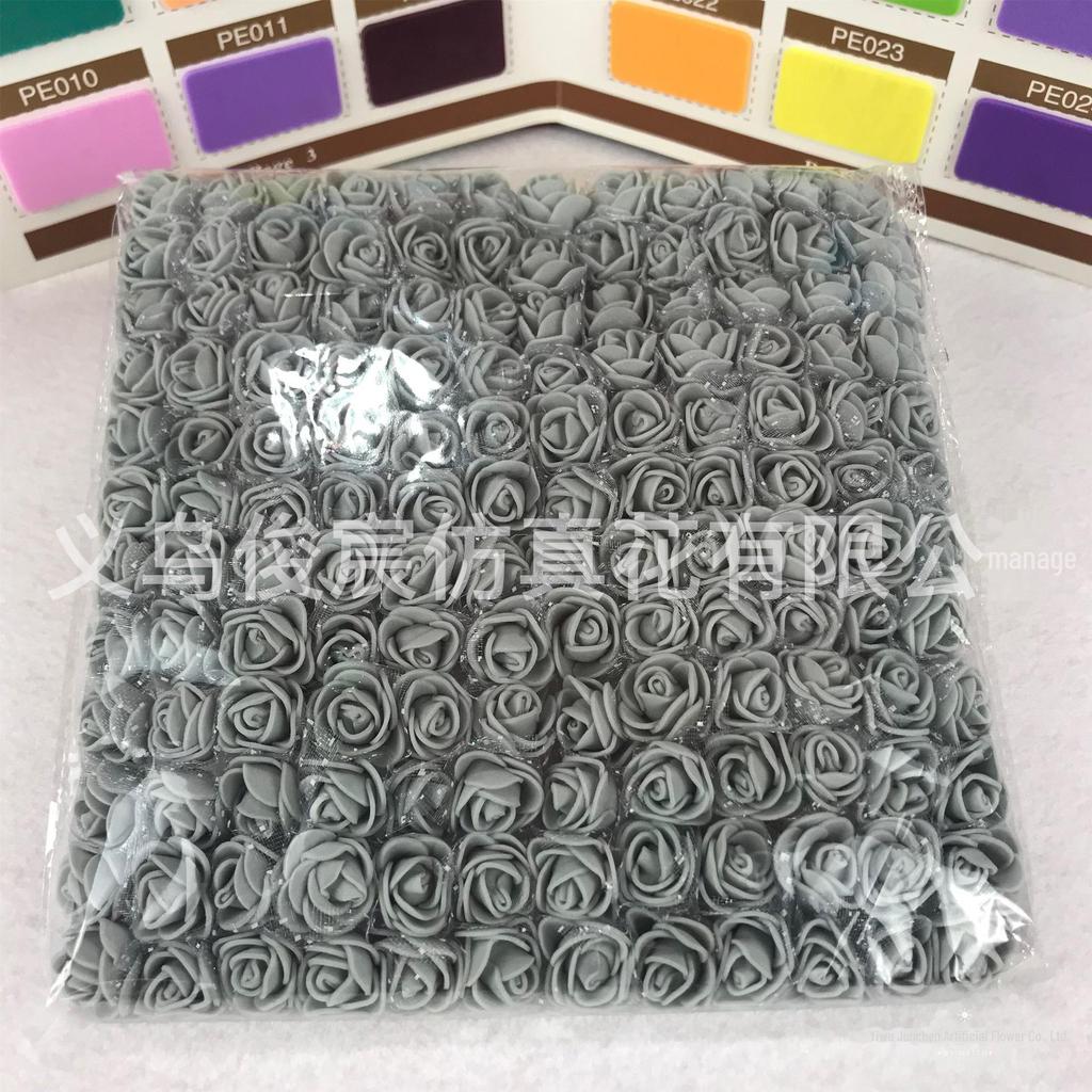 144 розы из пряжи 2,5 см своими руками - цветы из пенополиэтилена для свадебных и конфетных венков