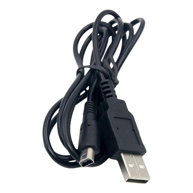 Высокоскоростной USB-кабель для зарядки, адаптер питания, провод для игровой консоли 3DS XL/LL, удобный для путешествий.