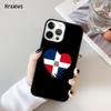 Flag of Dominican Republic Phone Case For iPhone 17 Air 16 15 14 Max Plus 11 12 13 Pro Max Phone Cover coque