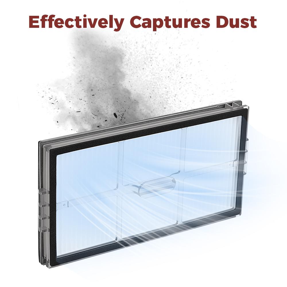 HEPA Filter For Roborock G20S Ultra/Saros 10R /Saros 20/Saros Z70 /Qrevo CurvX EdgeT /Qrevo Curv 2 Pro Robot Vacuum Cleaner Vacuum Filters Accessories