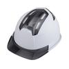 БЕЗОПАСНОСТЬ Матовый шлем Venti EM Белый Дым Козырек с вентиляционными отверстиями №396FEM-S-WH