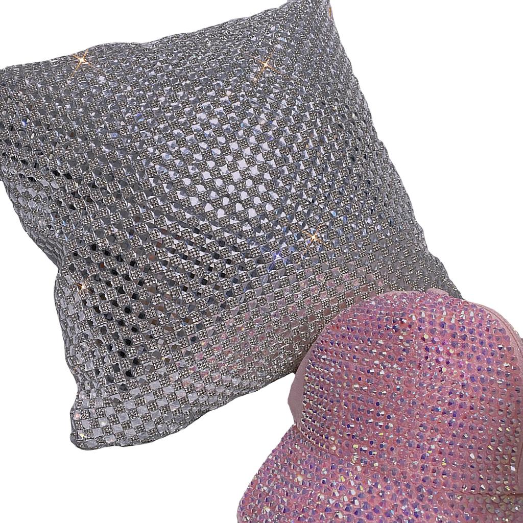 40x40см Наволочка Роскошная Блестящая Bling Декоративная Наволочка с Алмазами Наволочка для Декоративной Подушки Домашняя Наволочка