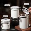 Дата Трекер Герметичная кофейная канистра Мерная ложка Банка для хранения кофе Ящик для хранения продуктов Рис