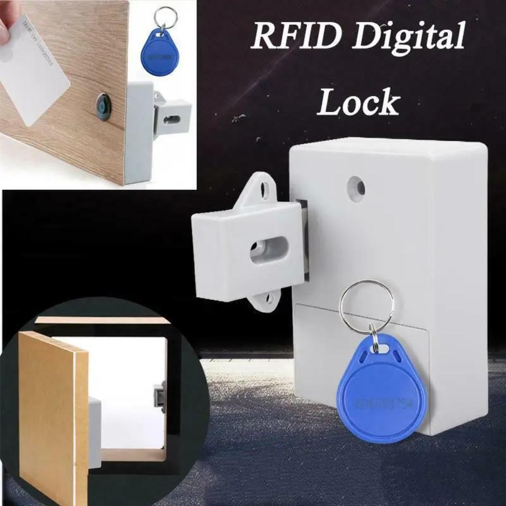 RFID IC-карта Сенсор Умный замок Электронный бесключевой замок для ящика Невидимый сенсорный замок Шкаф