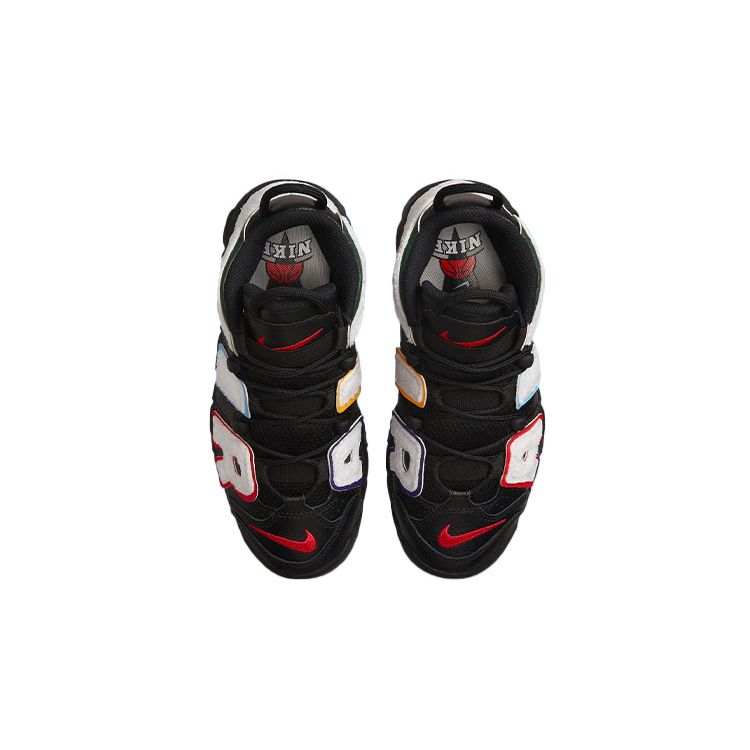 Nike Детские кроссовки Air More Uptempo GS Big Air Black White Pro-Green DQ7780-001