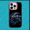 Чехол для телефона 'Чужой Ксеноморф' из фильма 'Чужой' для iPhone 16,15,14,13,12,11, Mini, Pro, MAX Розовый Матовый Силиконовый Чехол