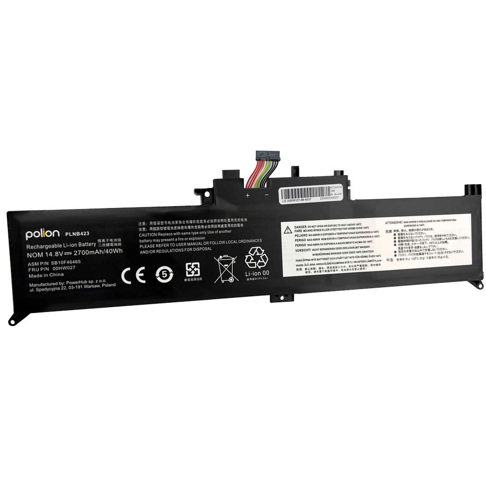 Laptop Battery For Lenovo 00Hw027 01Av434 Thinkpad Yoga 260 370 2700Mah