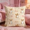 Adorable CCute CorgiS Cushion Cover Premium Comfort Reversible Pillow Cove Two in One Design for Any Room  Car Interior