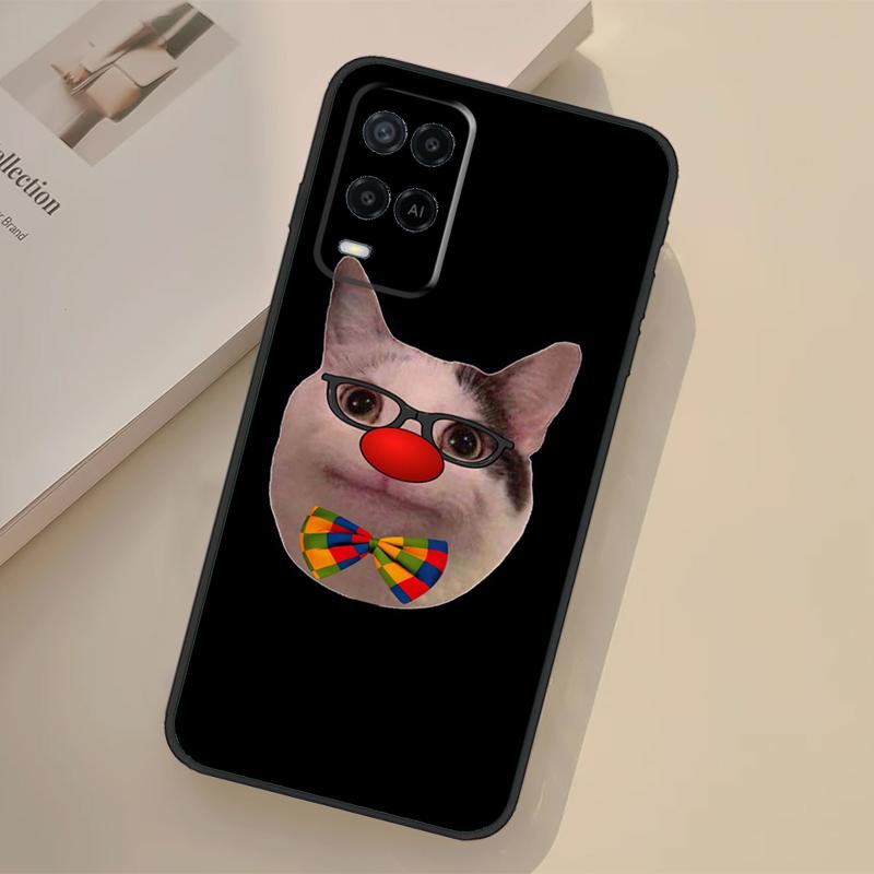 Мемное лицо Белуги Улыбающийся Чехол Для Oppo A17 A57 A77 A74 A54 A94 A78 A98 A18 A60 A80 A40 A38 A58 A96 A76 A16 A15 A5 Pro