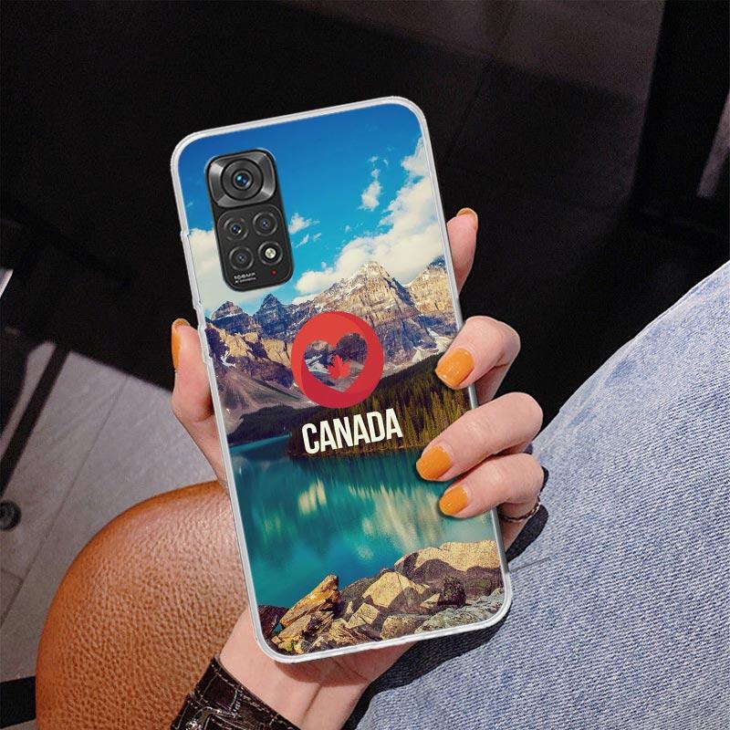 Чехол для телефона с флагом кленового листа Канады для Phnoe Case для Xiaomi Redmi Note 15 14 14S 13 Pro Plus 12 12S 11S 11E 10S 10 11T 5G Уникальный