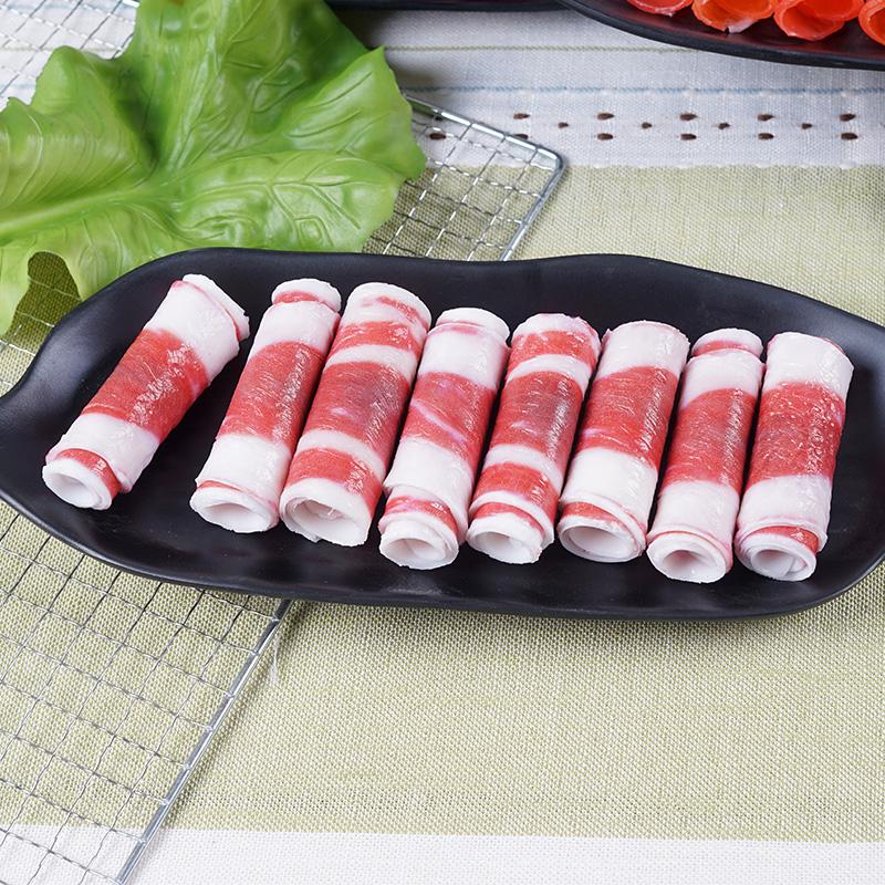 Имитация говяжьего рулета, рулетов из баранины, искусственная еда, горячее блюдо, витрина, модель, декор, реквизит для фотосъемки, детская игрушка, 8 шт./лот