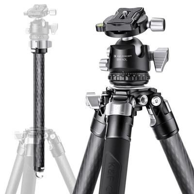 Tripod Concept Carbon Camera carbon Полная высота 4 гайки фиксатор Регулируемый 35 мм низкий центр 28 мм трубы Грузоподъемность для цифровой зеркальной камеры Canon Nikon Sony