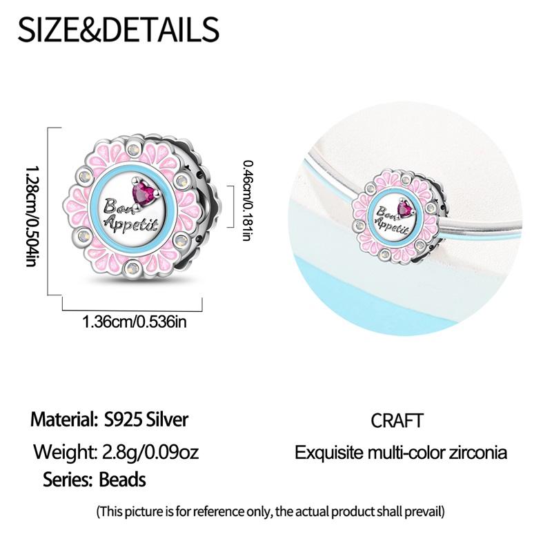 Романтическая коллекция посуды Медная винная бокальная тарелка Кулон Подходит для оригинальных браслетов-шармов Женские DIY украшения Подарок