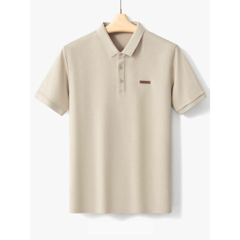 Shirt Men's Short-Sleeved Polo Shirt Fashion Brand Trend Sorona Lapel T-Shirt Export Cattle Goods Bottoming Shirt Casual T-shirt