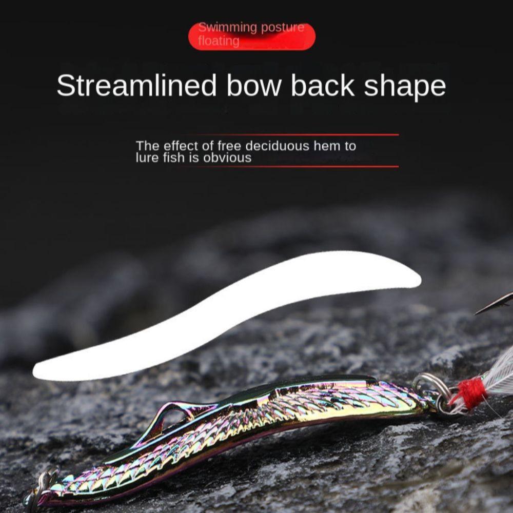 Gold Silver Fishing Lures Metal Bass Tackle New Trout Pike