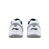 Li Ning Light Feather Slip Resistant Abrasion Resistant Low top Badminton Shoes Unisex White Black AYTT035-4