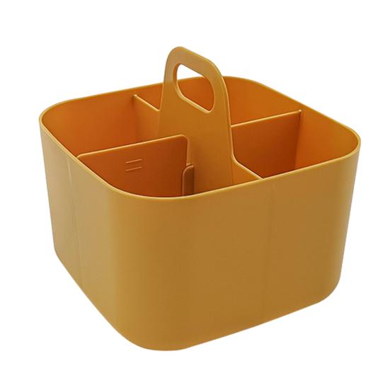 Yousheng Stackable Desk Organizer Storage Box with Handle Large Capacity Multiple Compartments Pencil Holder Caddy Organizer