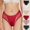 Ladies' Lace Underwear Mid Waist Sexy Lace Underwear
