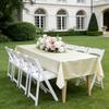 Shiny Satin Rectangular Tablecloth Washable Silk Like Table Cover for Dining Kitchen Wedding Party Banquet Decoration