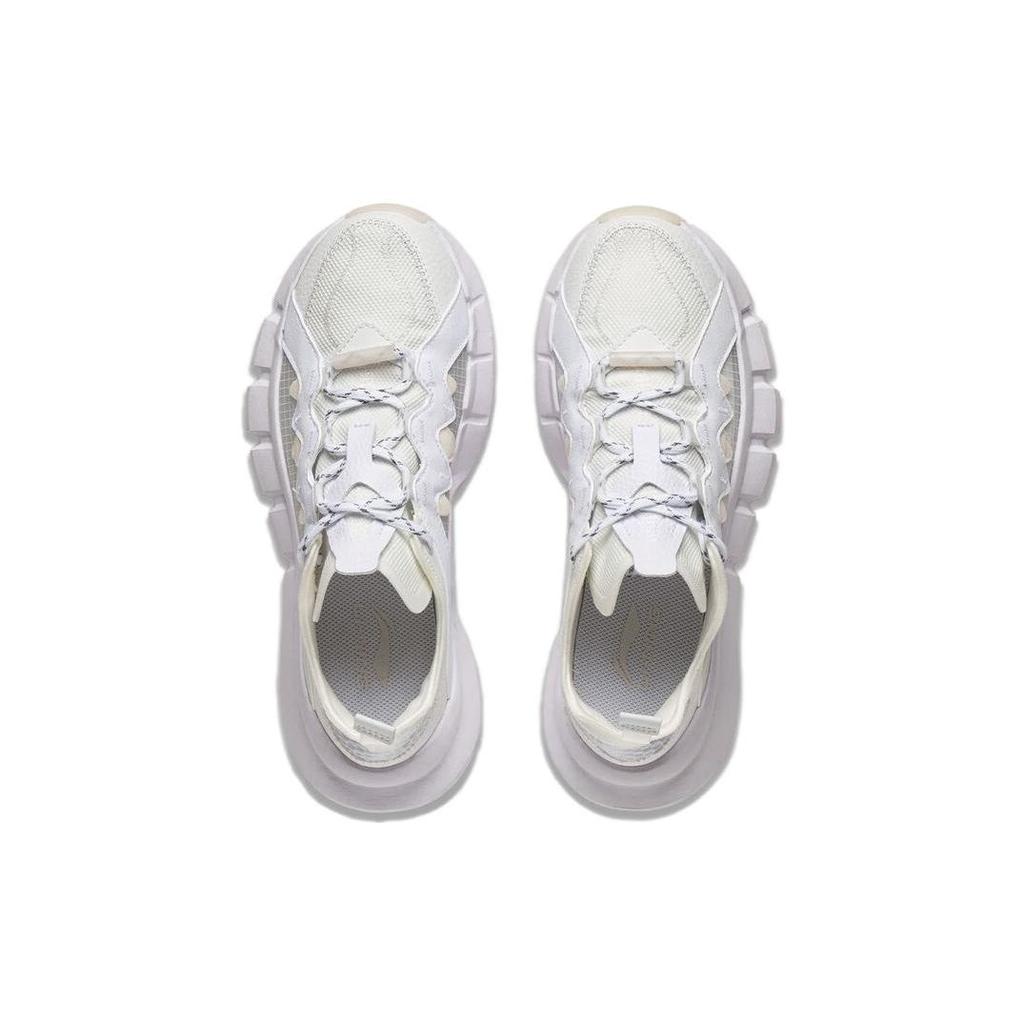 Li-Ning Wudao нескользящие износостойкие низкие спортивные повседневные туфли женские кроссовки стандартные белые ABCT050-1