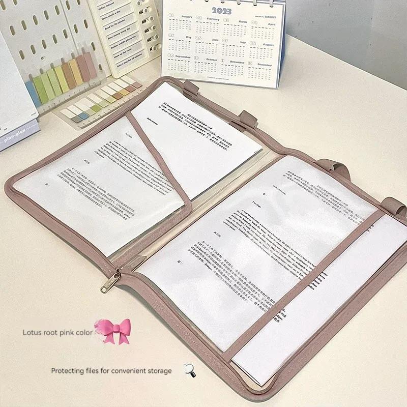 Папки-карманы формата А4, Портативная сумка-органайзер для бумаги, держатель для книг, пенал, сумки для хранения, папка-органайзер для документов