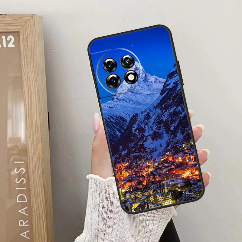 Чехол Zermatt Matterhorn Swiss Mountain для OnePlus Nord CE 4 3 2 Lite 2T N10 N20 N30 OnePlus 12 11 9 10 Pro 8T 10T 12R