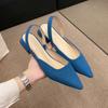 Women's Shoes New Slingbacks Women's High Heels Classics Fashion Sexy Dress Pumps Women Pointed Toe Solid Color Shoes Women