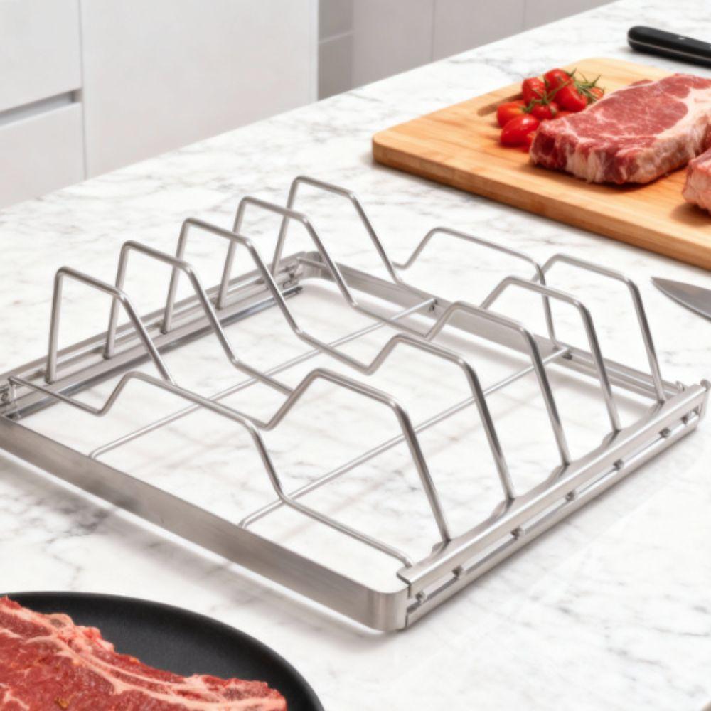 Rust-Resistant Barbecue Roasting Rack Corrosion-resistant Grill Rack Steak